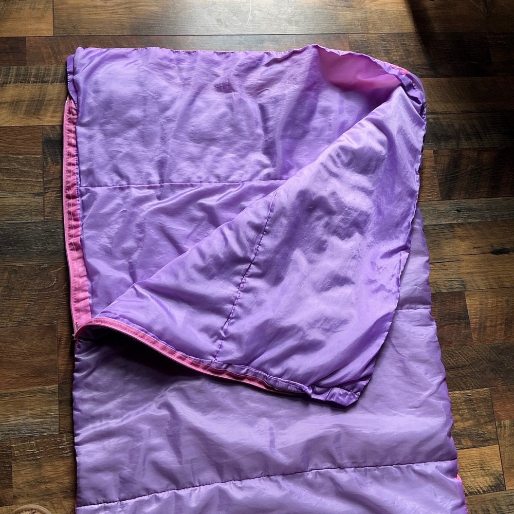 Disney Princess Sleeping Bag Toddler Kids Sleepover Camping Pink Carriage‎ - Picture 4 of 4